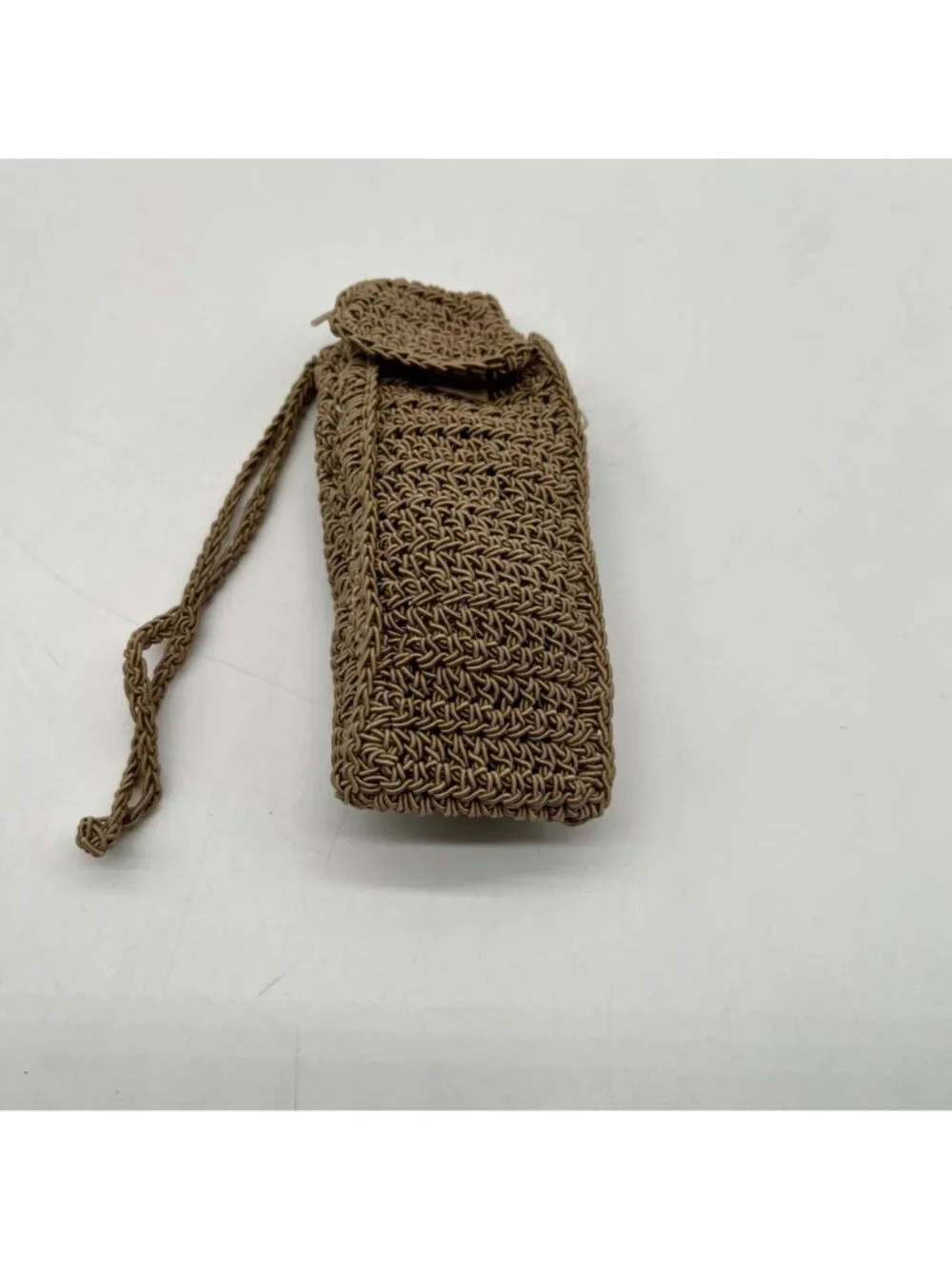 Unbranded Tan Wove Fabric Hobo Bag
